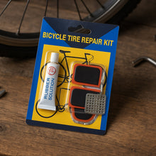 Bicycle Tire Repair Kit Puncture Repair Set with Adhesive Portable Tools (Mix Design / 1 Set)