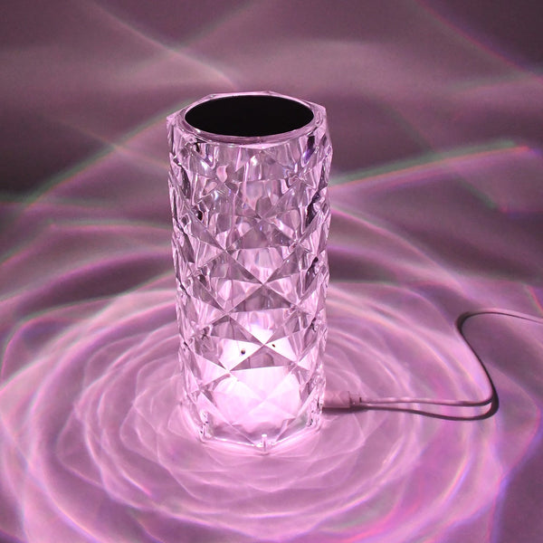 Crystal LED Touch Table Lamp