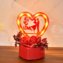 Heart-Shaped Love Couple Ornament