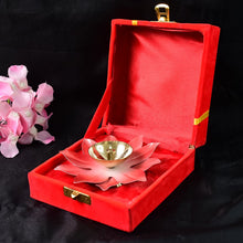 Lotus Shaped Brass Oil Diya (1 Pc)