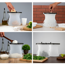 Eco-Friendly Food Storage: Reusable Silicone Bags (3-Pack) - Leakproof & Safe