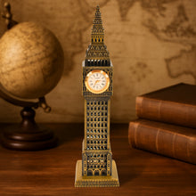 Big Ben London Clock Tower Miniature Metal Statue - Elegant Home Decor and Perfect Gifting Option