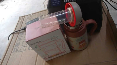 Stainless Steel Mug / Bottle Vacuum Insulated Cup with Handle & Small cup, Tumbler (550 ML) on display.