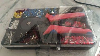 Approx 1200 Piece Ferrule Crimping Tool Kit Set